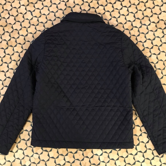 Lands’ End Kids Navy Quilted Jacket size S (7-8) - Picture 4 of 5